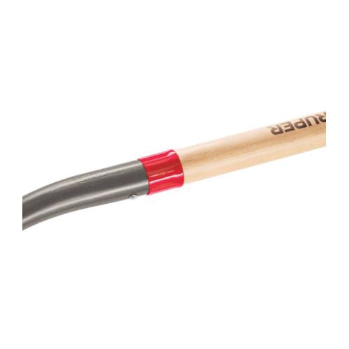 Truper Rolled-Step Shovel with Steel Blade, Ash Handle