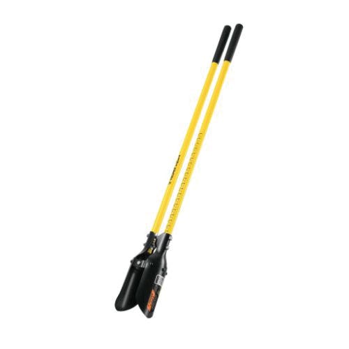 Truper Post Hole Digger with Steel Blade, Fiberglass Handle