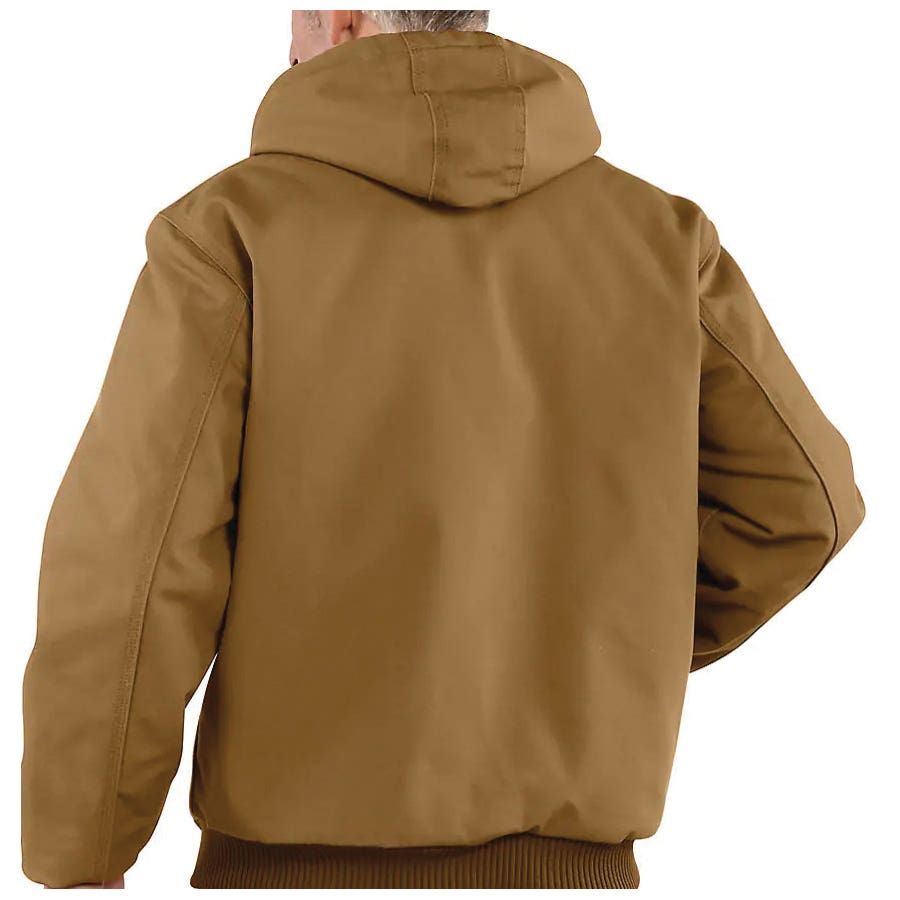 Carhartt Jacket, L, Cotton Duck/Polyester, Gravel, Tall