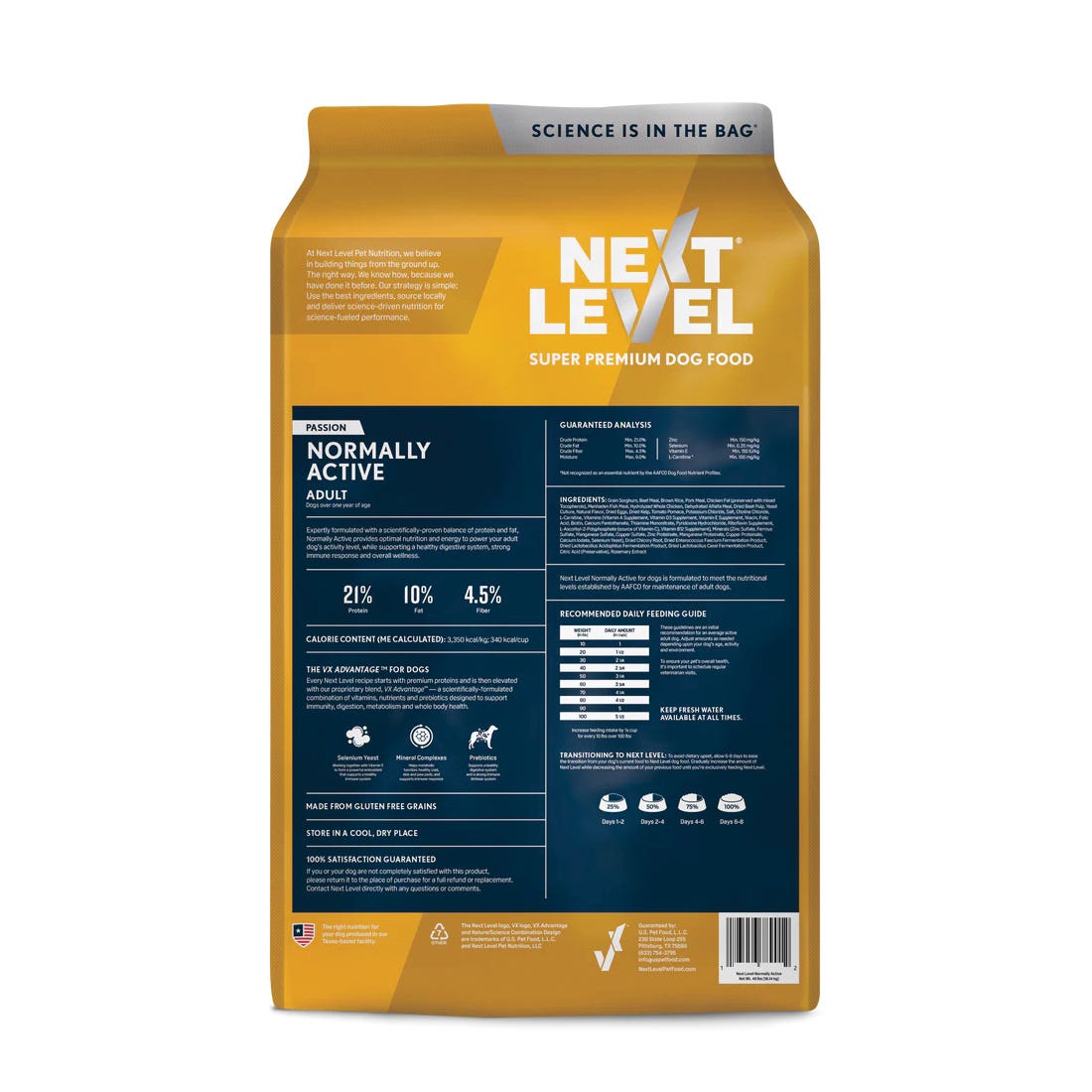 Next Level Super Premium Adult Dog Food 40 lb Bag