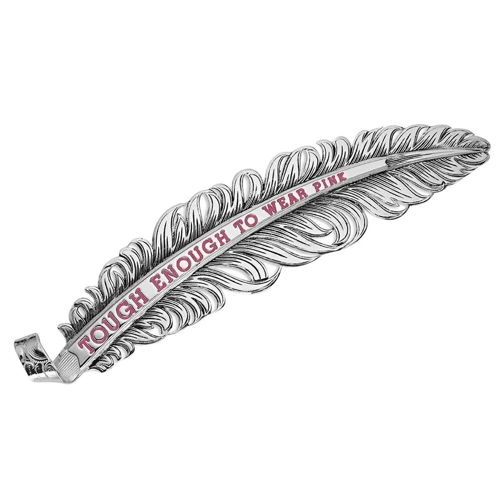 Montana Silversmiths Hat Feather, Brass, Silver