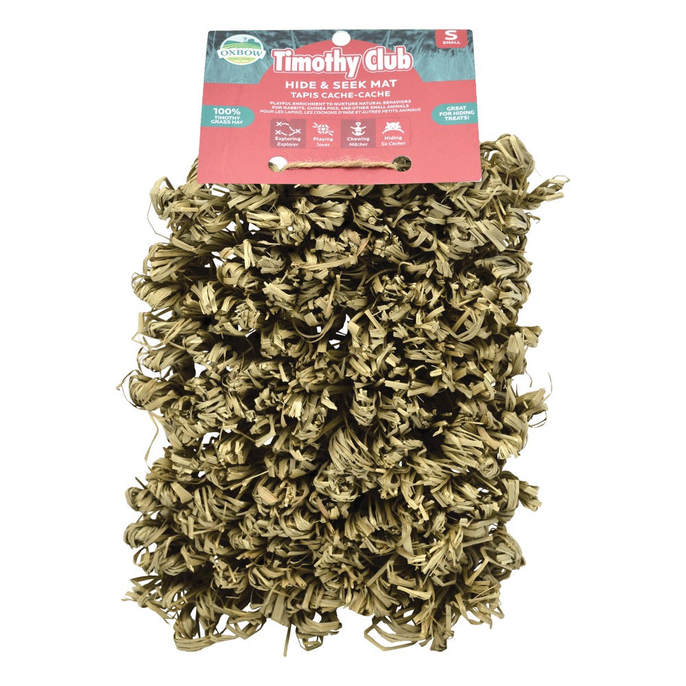 Oxbow Timothy Club Small Hide and Seek Mat, Timothy Hay