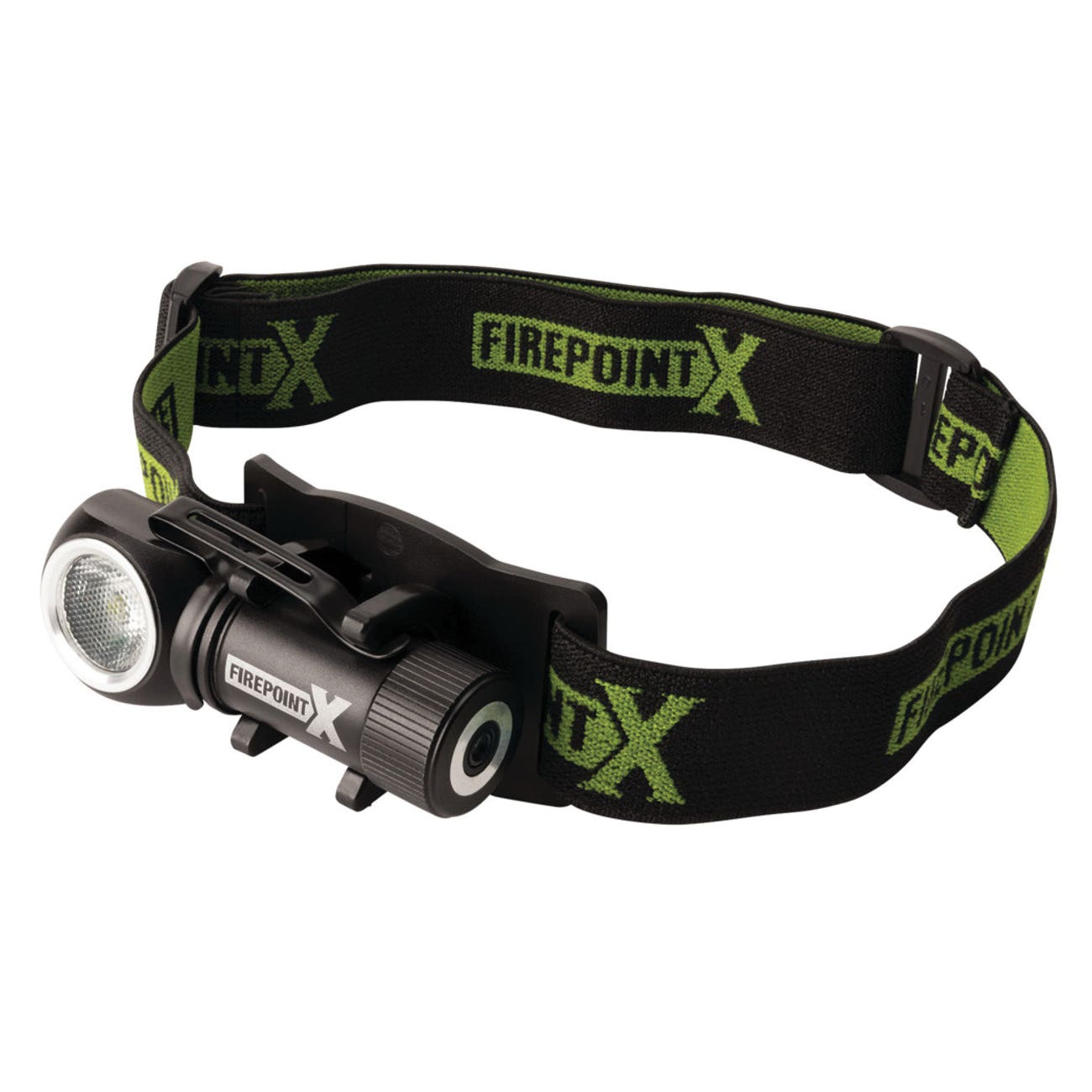 Performance Tool Firepoint X Series W2647 2-in-1 Headlamp, 16340 Lithium-Ion Battery, LED Lamp, 600 Lumens, Black/Green