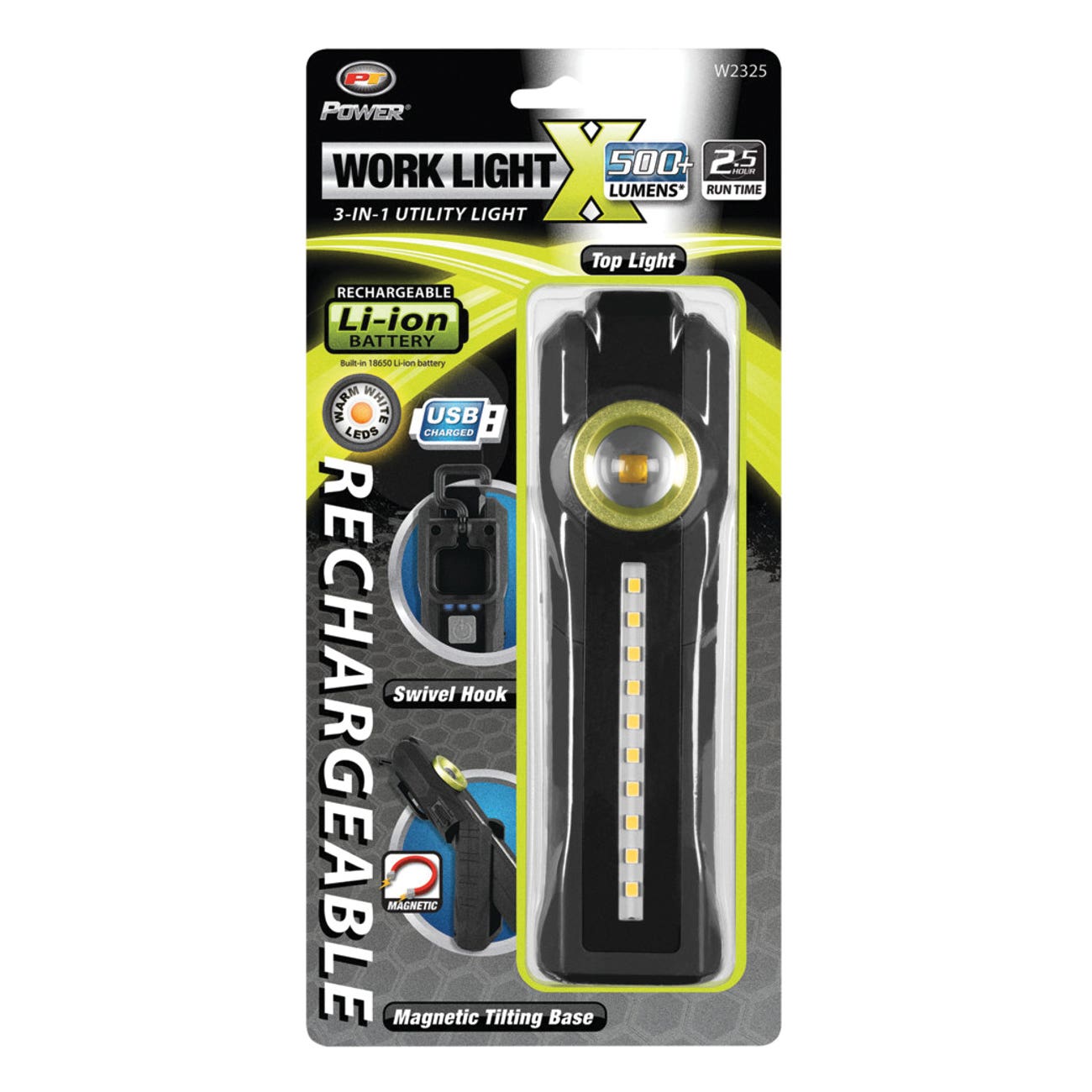 Performance Tool Firepoint X Series W2325 Work Light, ‎Lithium-Ion Battery, LED Lamp, 561 Lumens