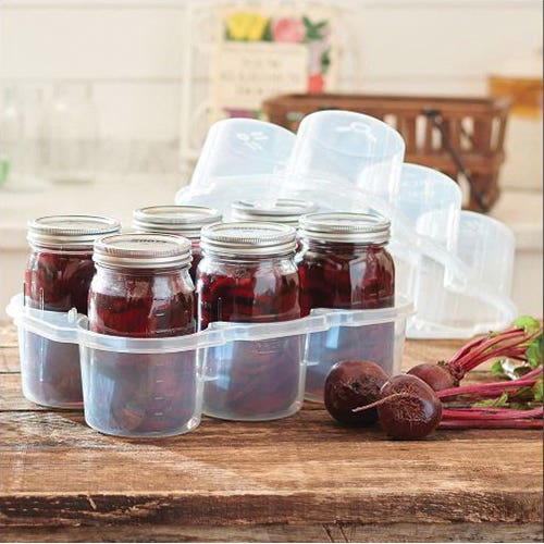 LEM SafeCrates Canning Jar, 6 qt, Polypropylene