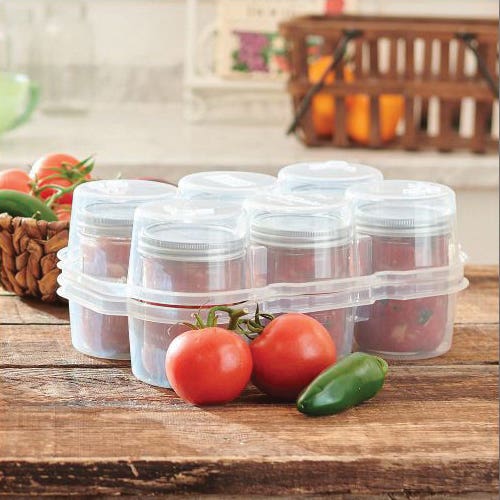 LEM SafeCrates Canning Jar, 6 qt, Polypropylene