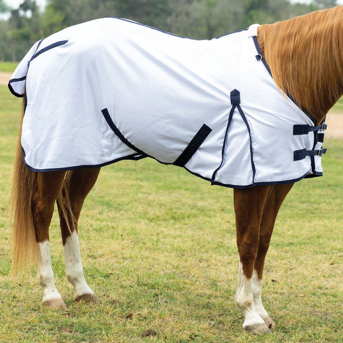 Reinsman H110-78-SV Mesh Fly Sheet, Breathable, White