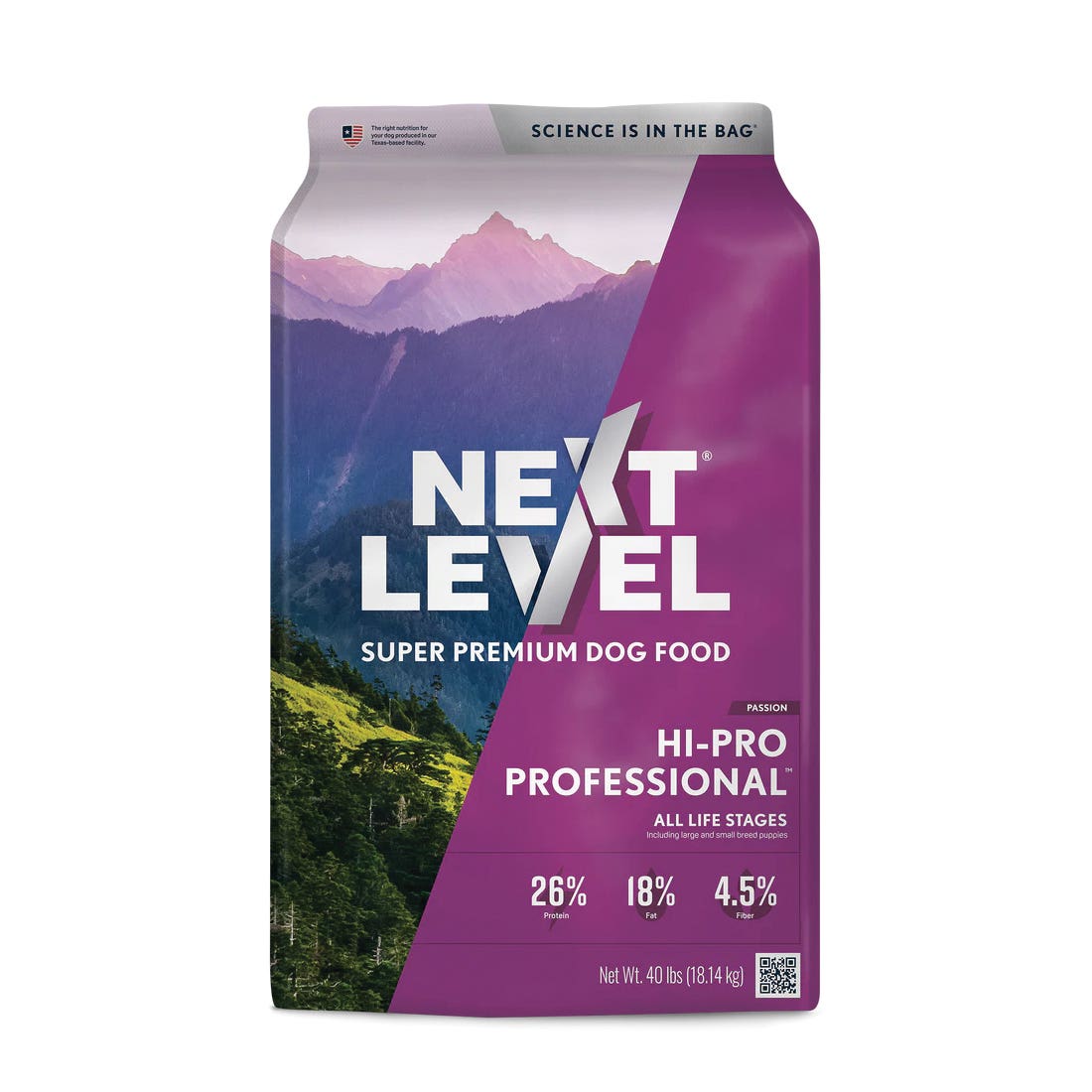 Next Level Hi-Pro Professional NL261840 Super Premium Dog Food, 40 lb, Bag