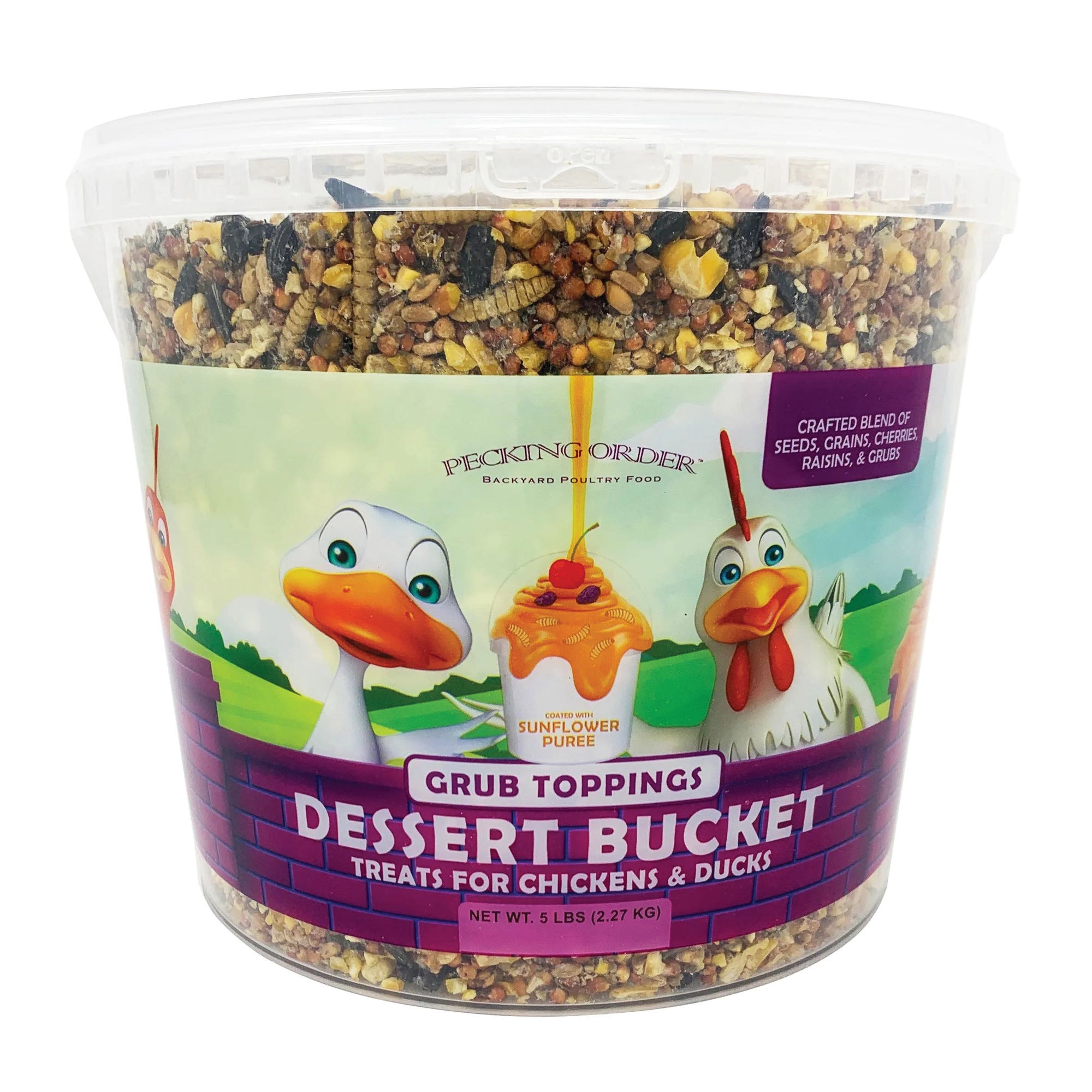 Pecking Order Dessert Grub Toppings, 5 lb Bucket