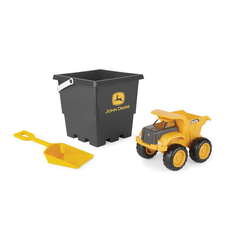 John Deere Toys Construction Sandbox Set, 18 Months and Up, Black/Yellow
