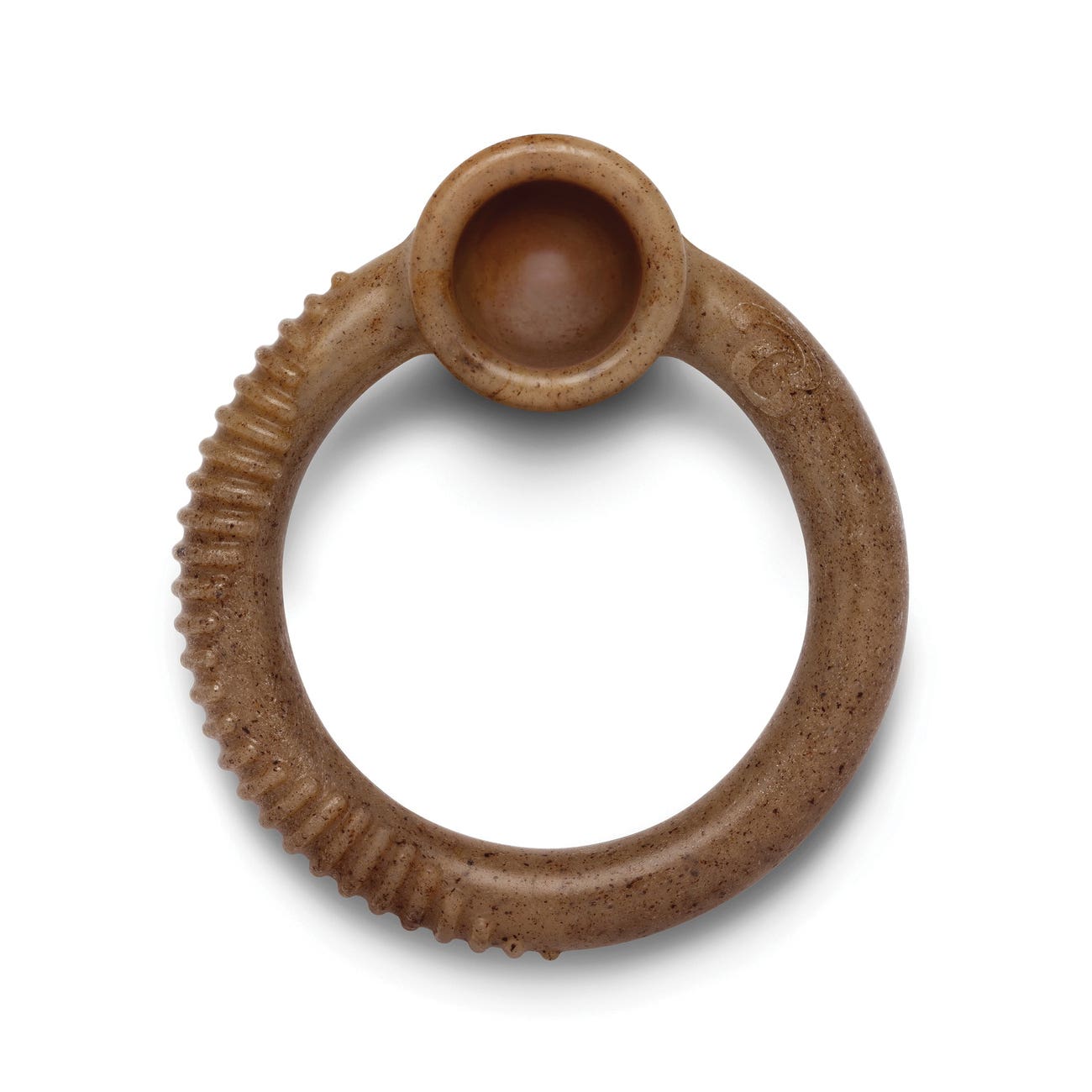 Benebone Dog Toy, L, Bacon, Chew, Ring, Nylon/Real Bacon