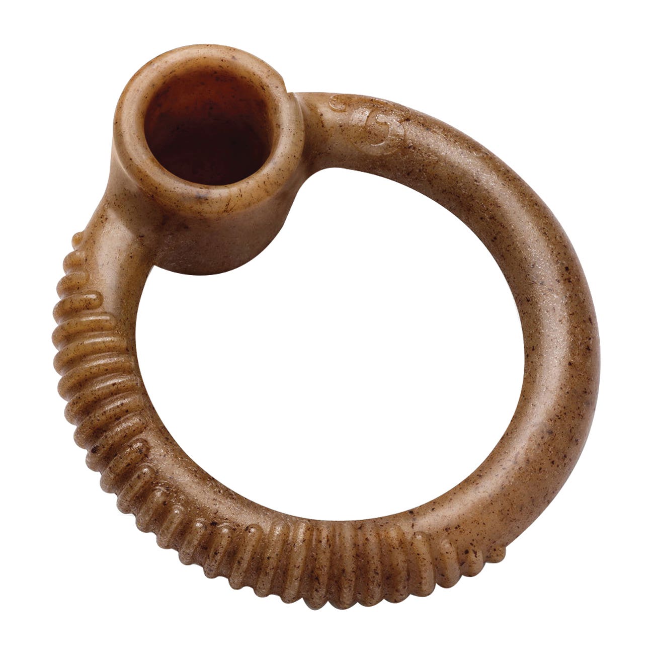 Benebone Dog Toy, L, Bacon, Chew, Ring, Nylon/Real Bacon