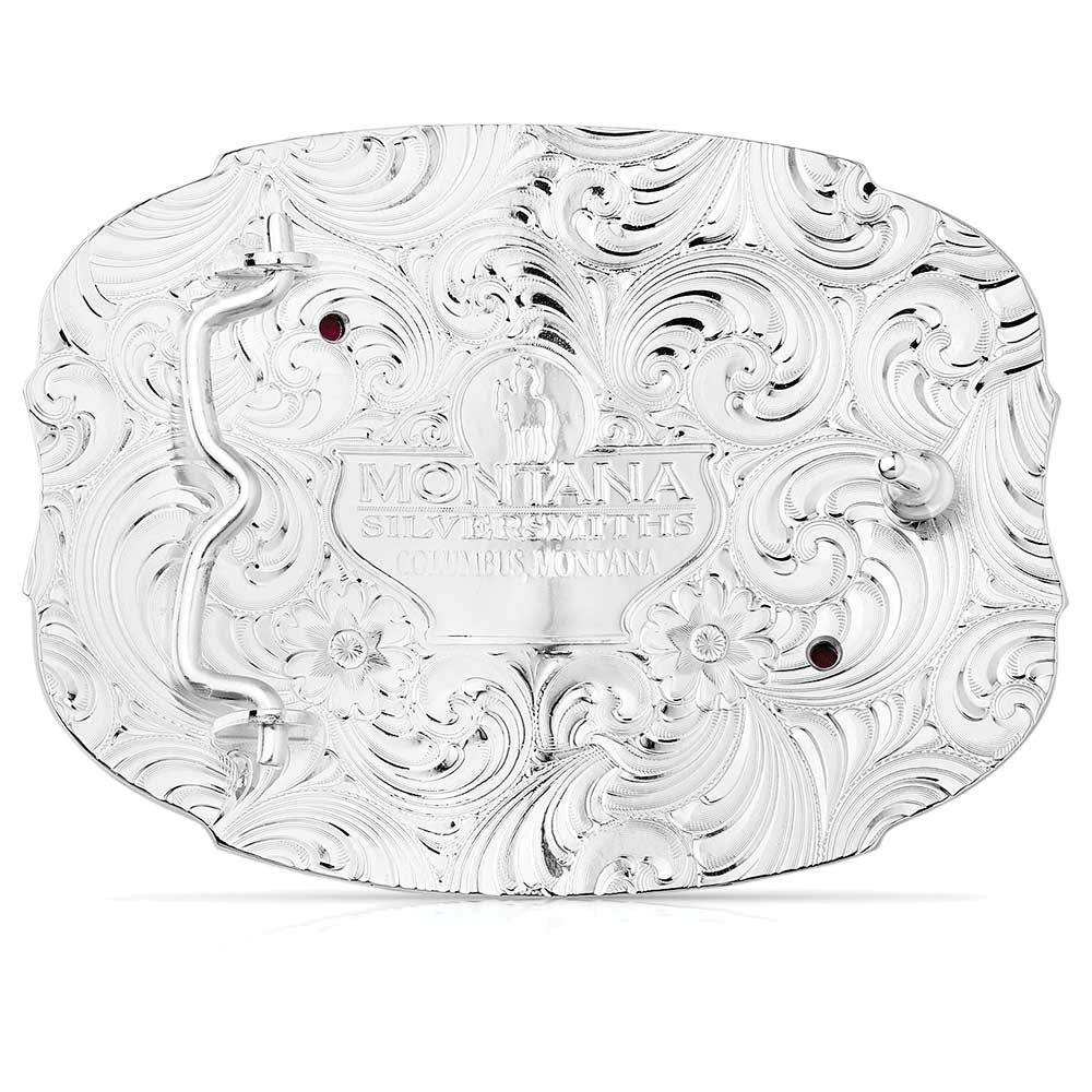Montana Silversmiths Brave Land of the Free Belt Buckle