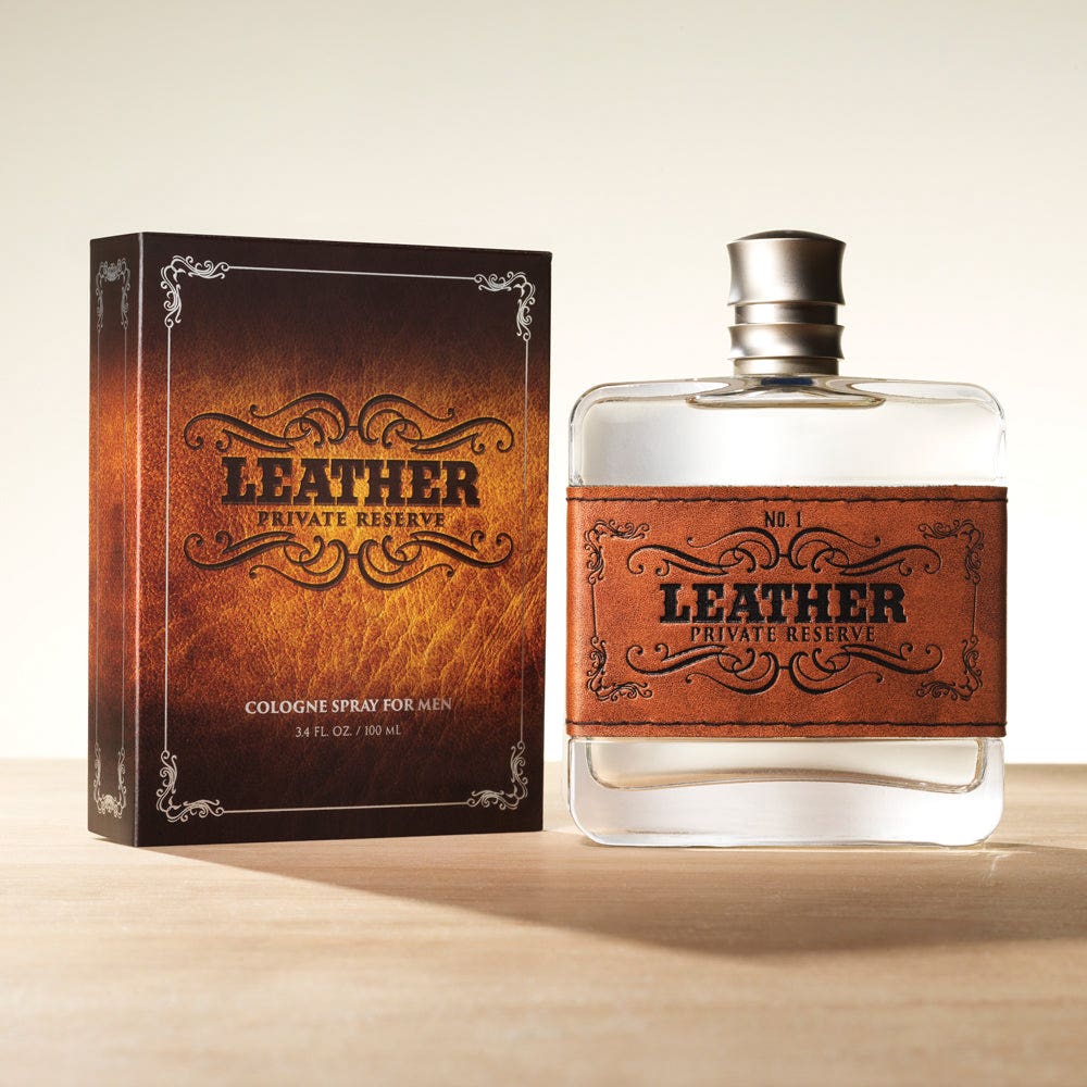 Tru Western Leather Series Cologne, Private Reserve, 3.4 oz