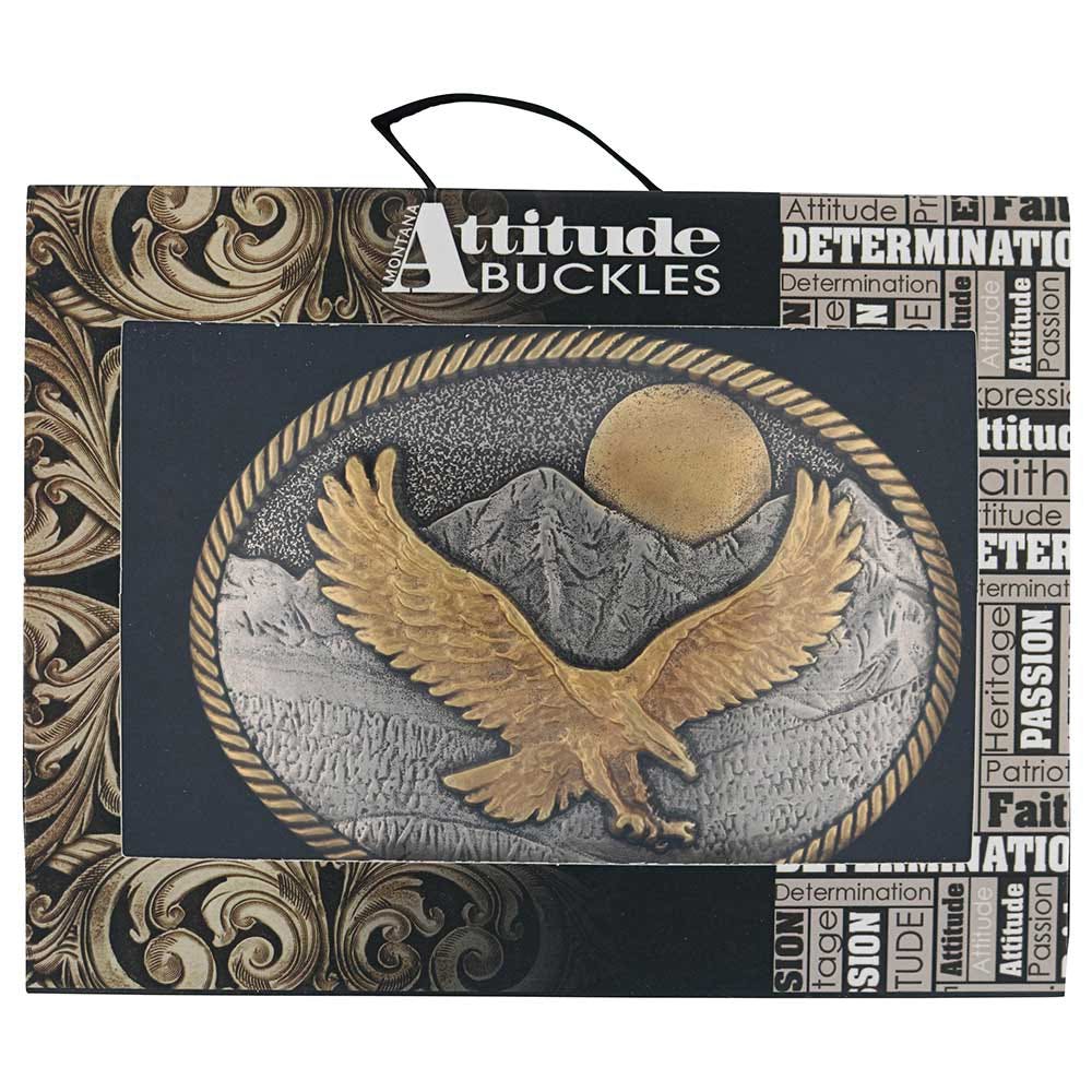Montana Silversmiths Mountain Majesty Eagle Belt Buckle