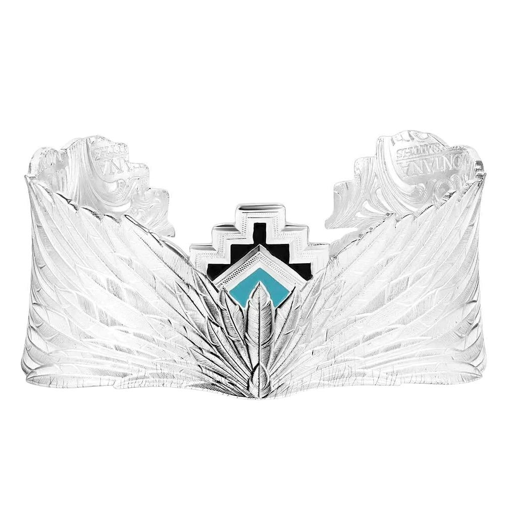 Montana Silversmiths Firefly Lights Bracelet, One-Size, Turquoise, Brass