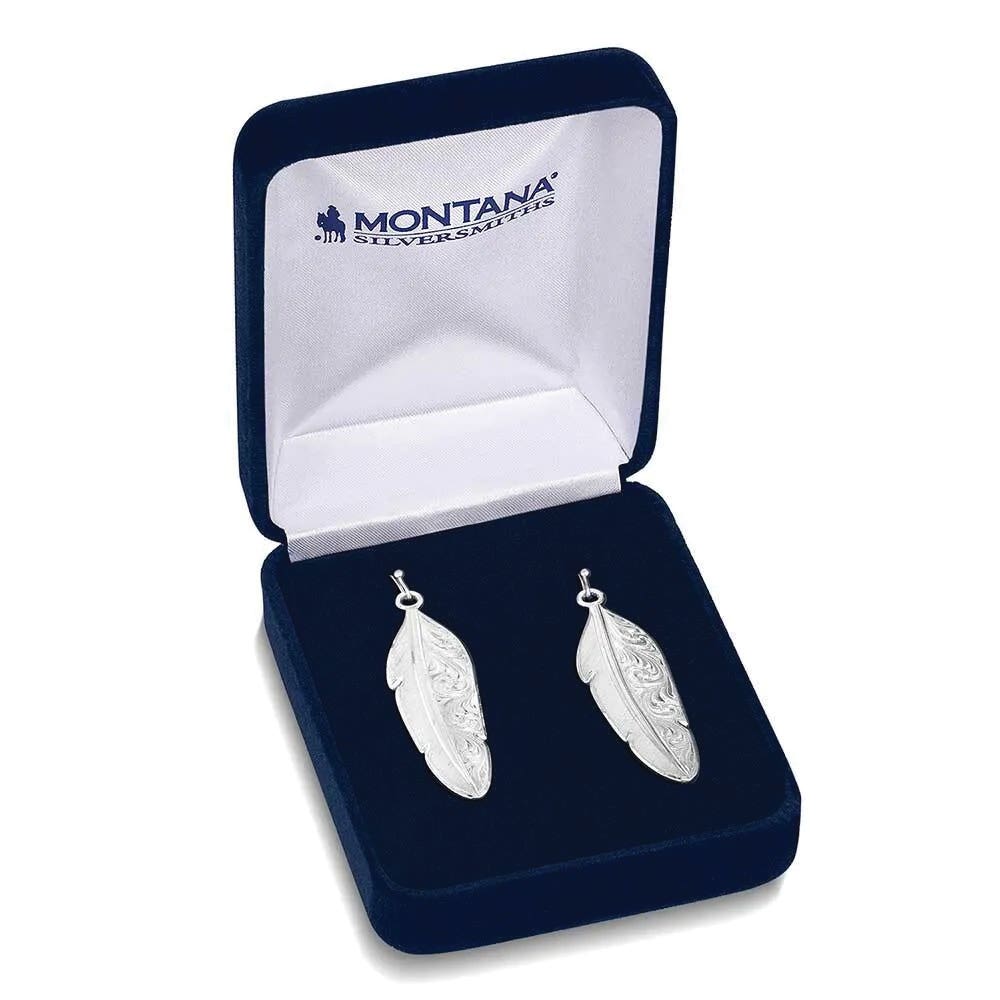 Montana Silversmiths Love You More Earrings, Brass/Stainless Steel