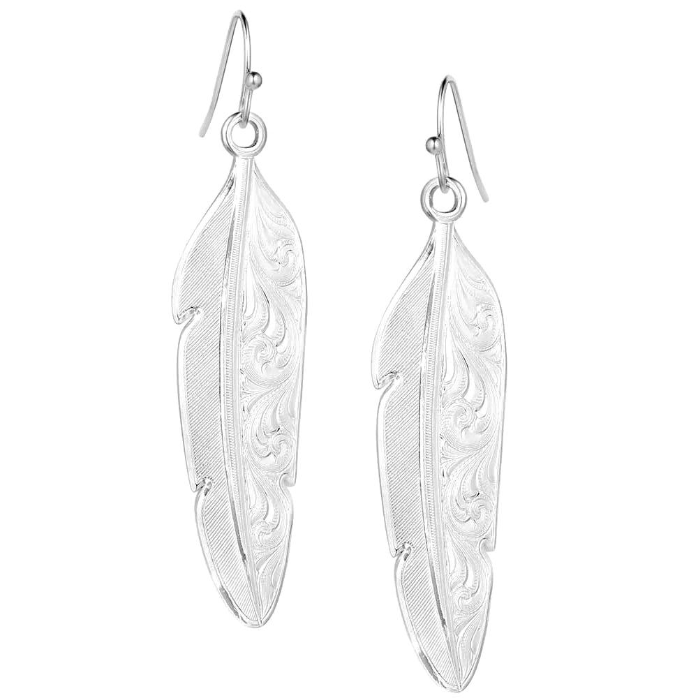 Montana Silversmiths Love You More Earrings, Brass/Stainless Steel