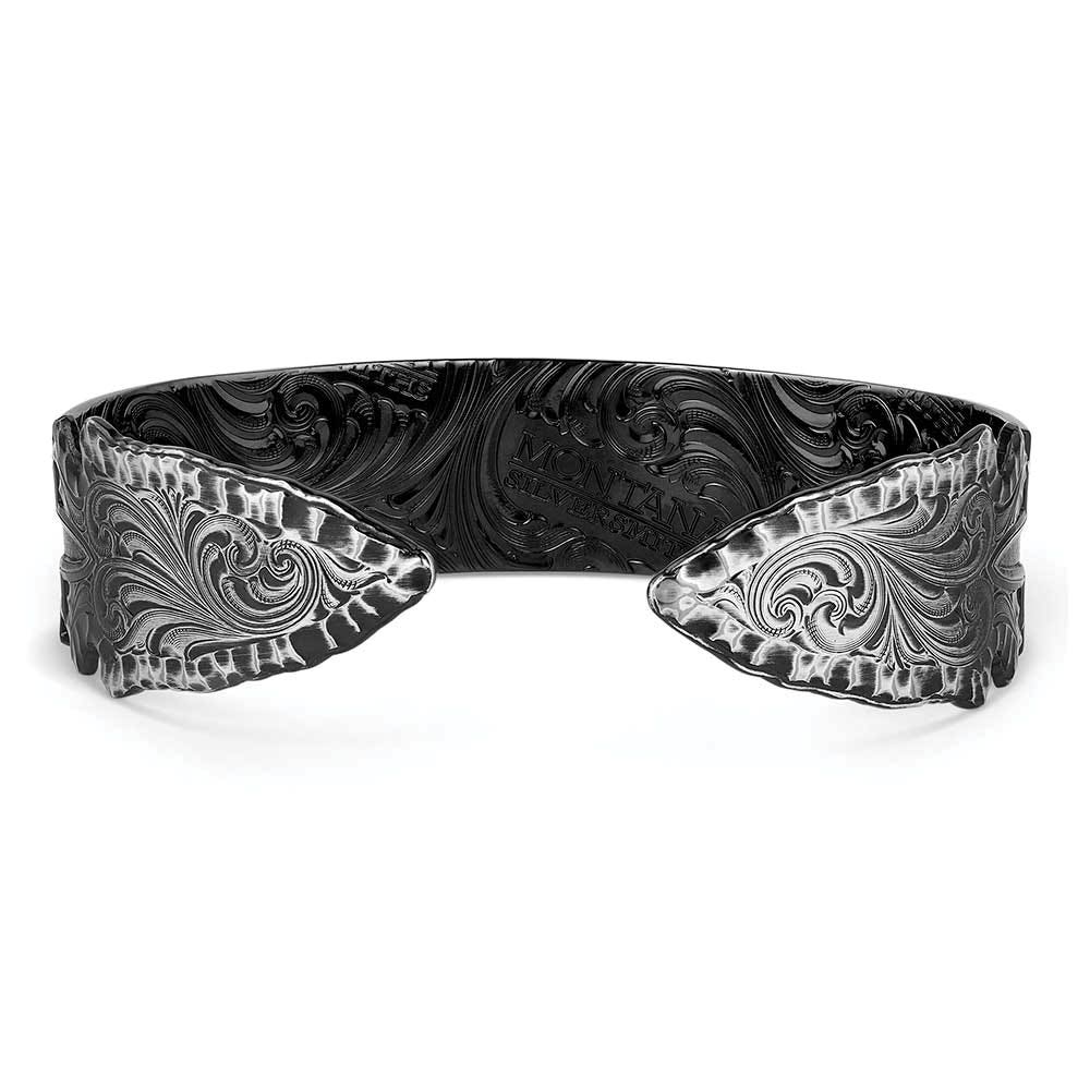 Montana Silversmiths Old West Arrowhead Cuff Bracelet, One-Size, Brass