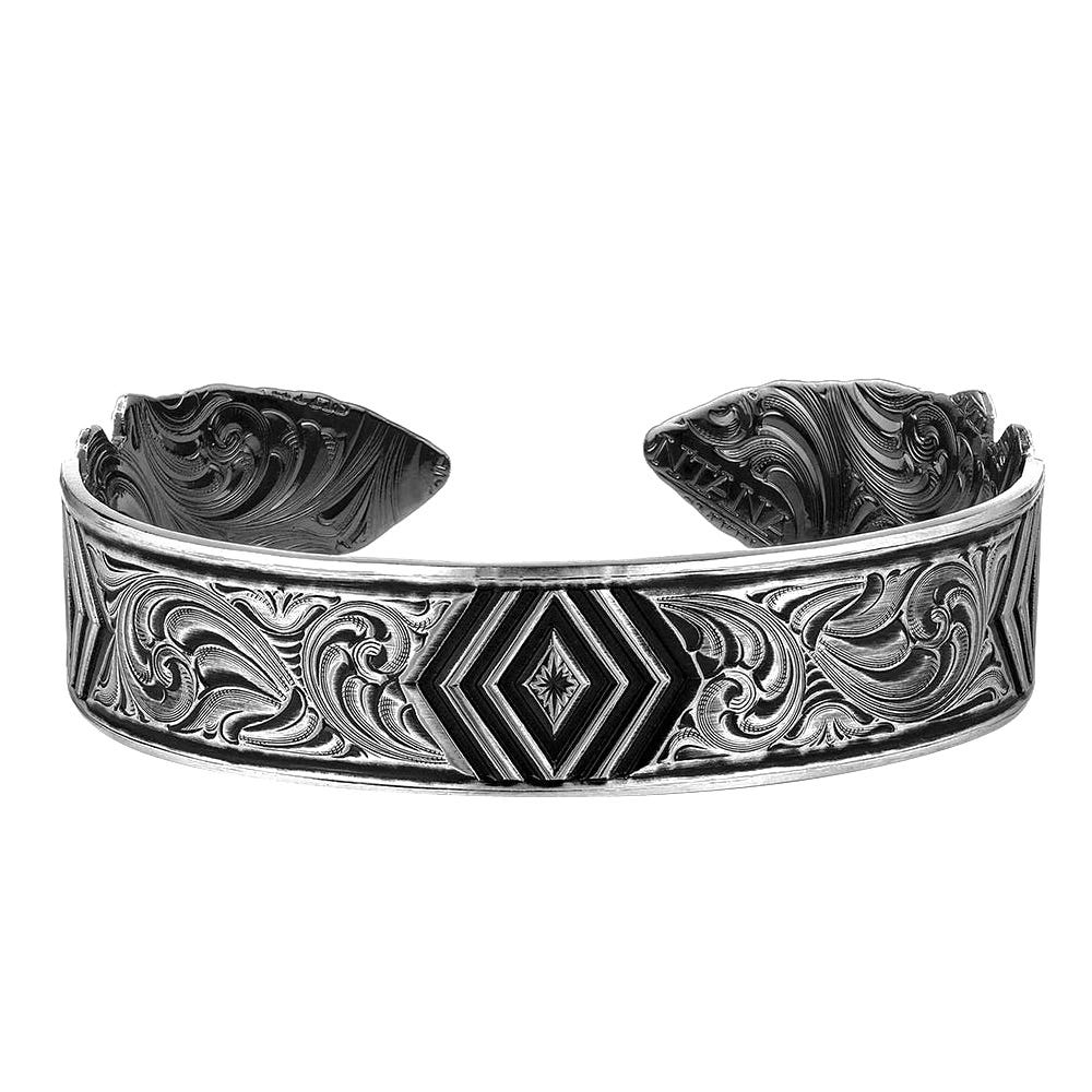 Montana Silversmiths Old West Arrowhead Cuff Bracelet, One-Size, Brass