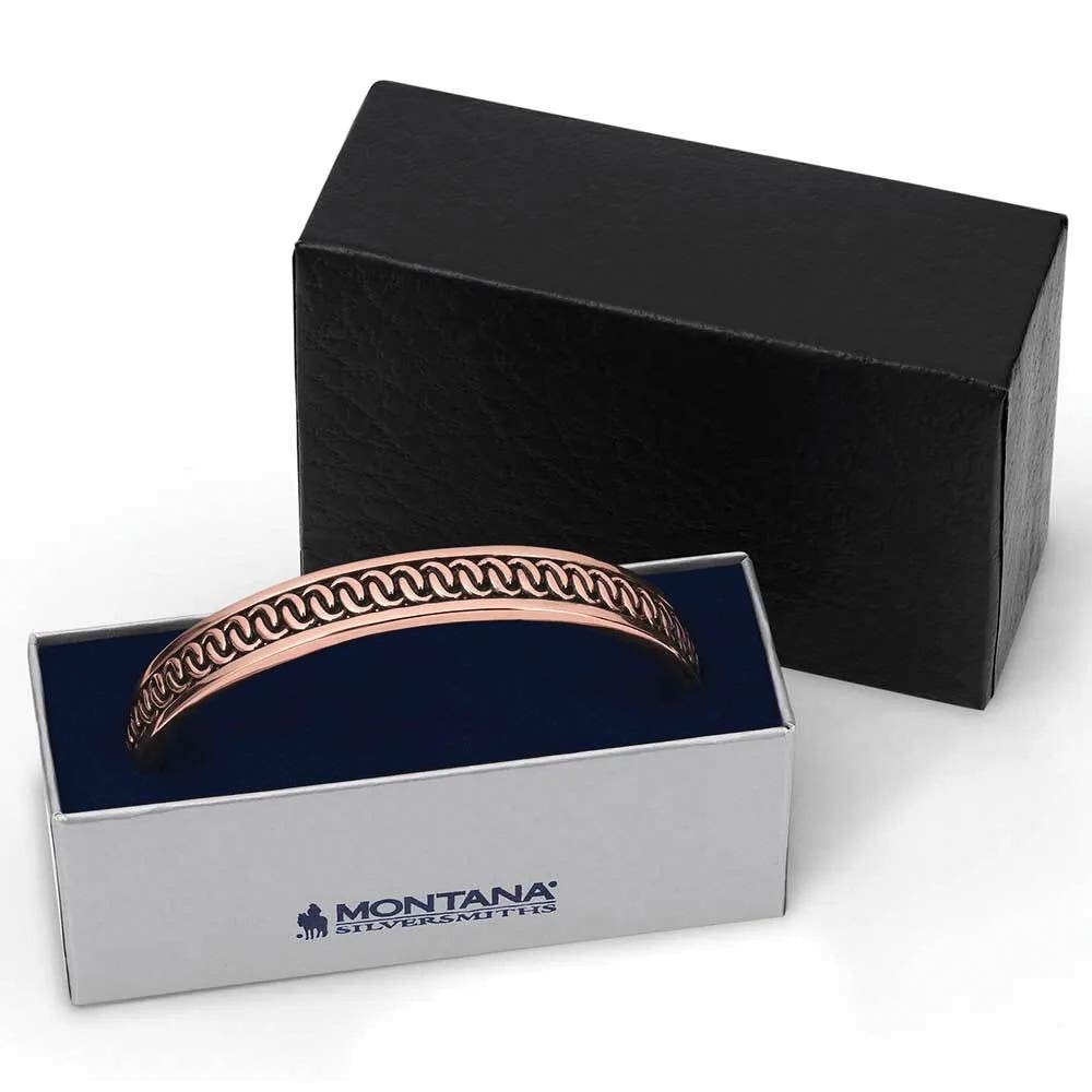 Montana Silversmiths Boynton Canyon Copper Cuff Bracelet, One-Size, Copper