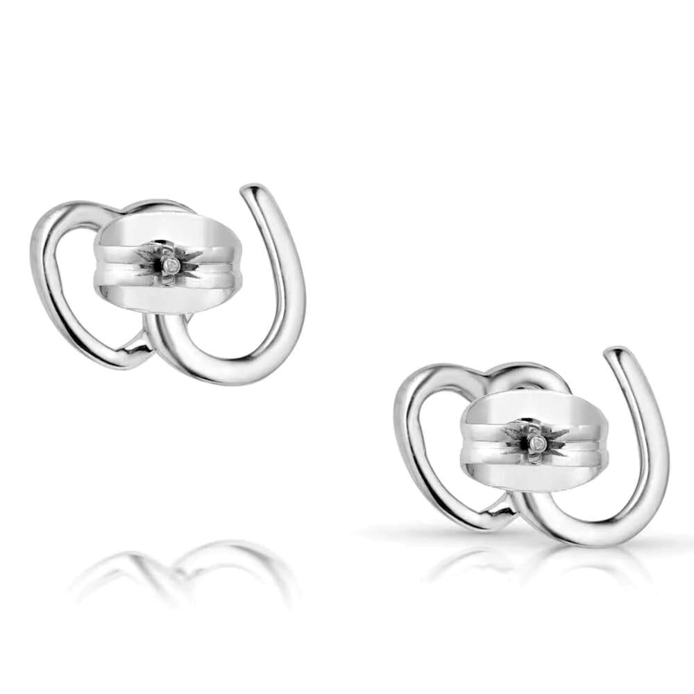 Montana Silversmiths Luck and Love Earrings, Brass/Stainless Steel