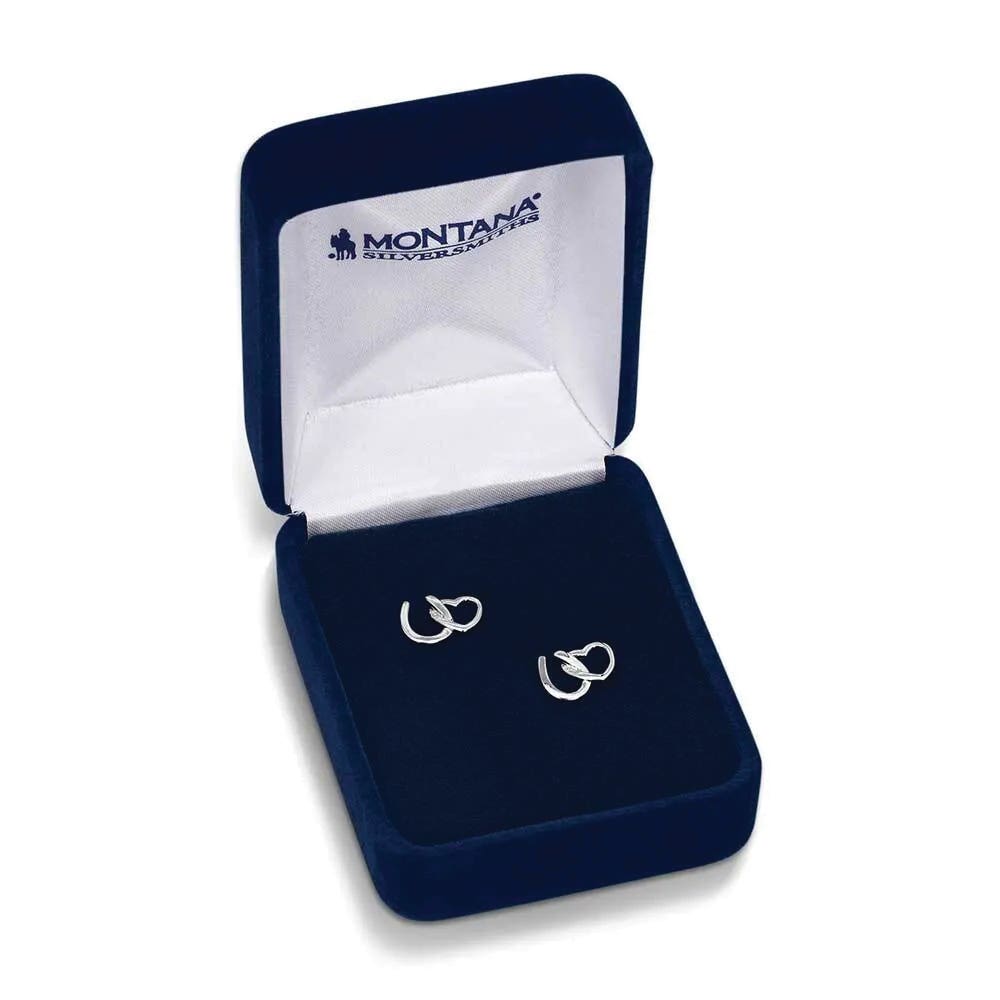 Montana Silversmiths Luck and Love Earrings, Brass/Stainless Steel
