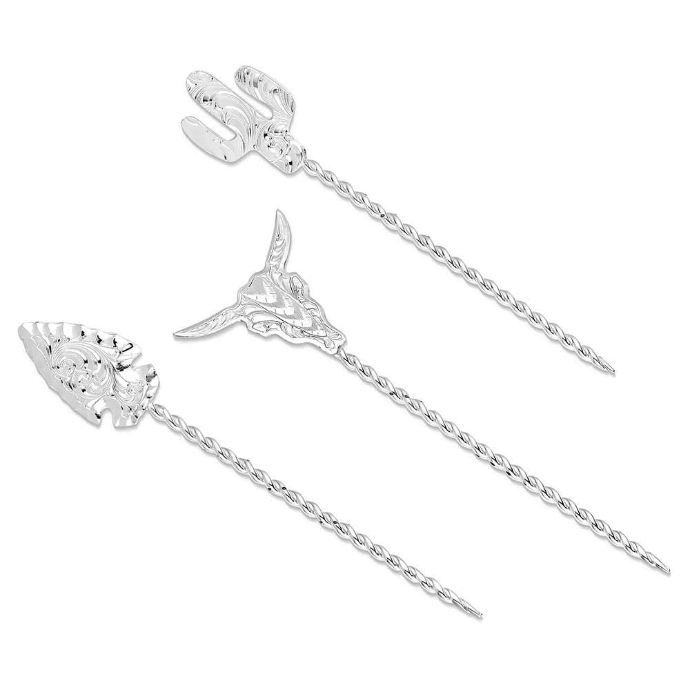 Montana Silversmiths Hat Picks, Brass