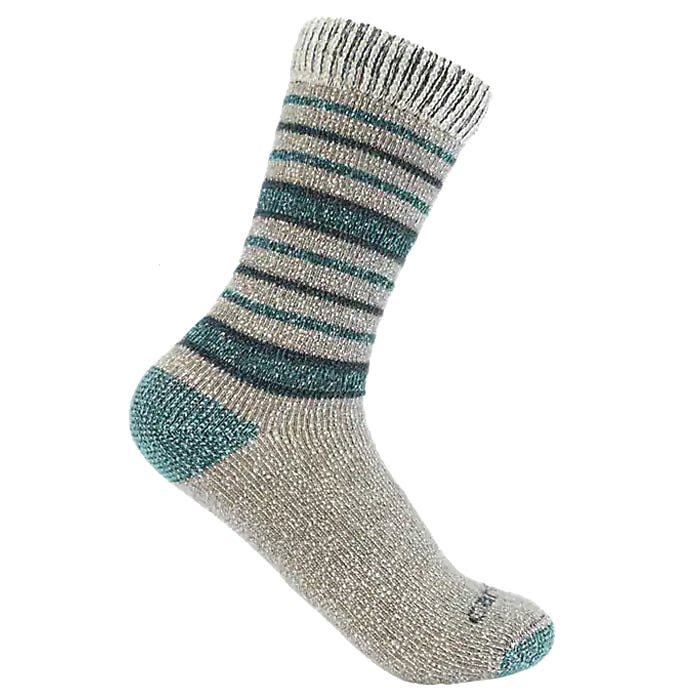 Carhartt Boot Socks, Women's, L, Acrylic/Elastane/Nylon/Wool, Blue