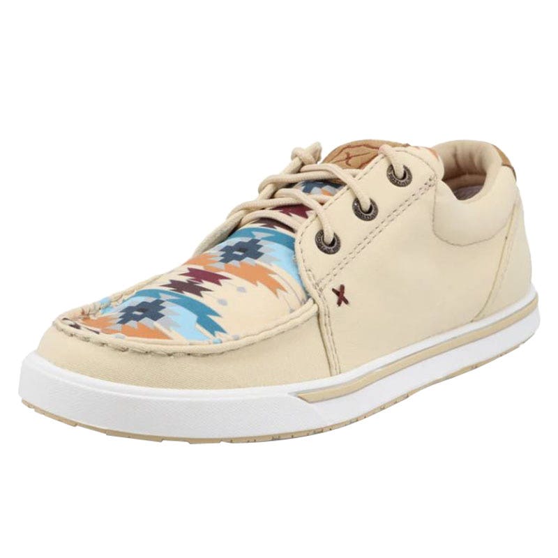 Twisted X Kicks Series WCA0085-7.5M Shoes, 7.5, M W, Multi-Color/Wheat, Lace-Up