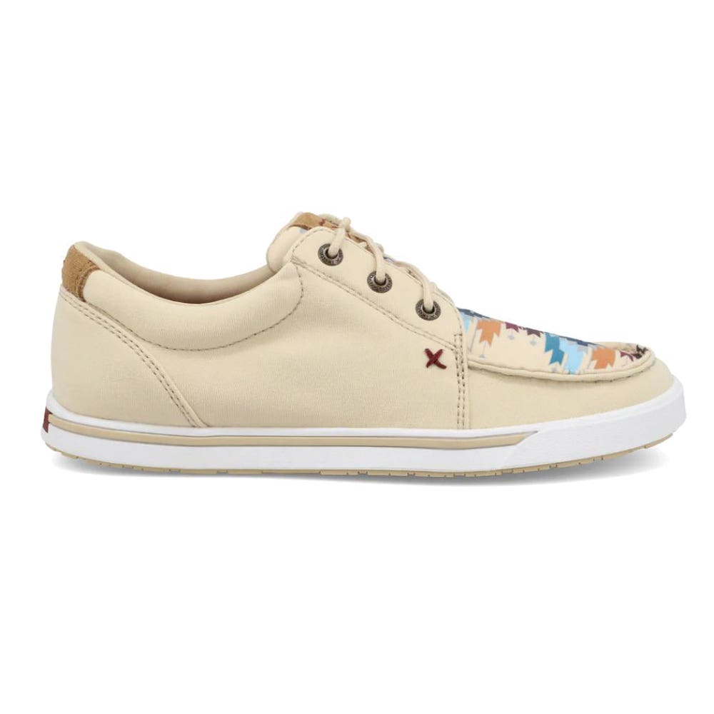 Twisted X Kicks Series WCA0085-7.5M Shoes, 7.5, M W, Multi-Color/Wheat, Lace-Up