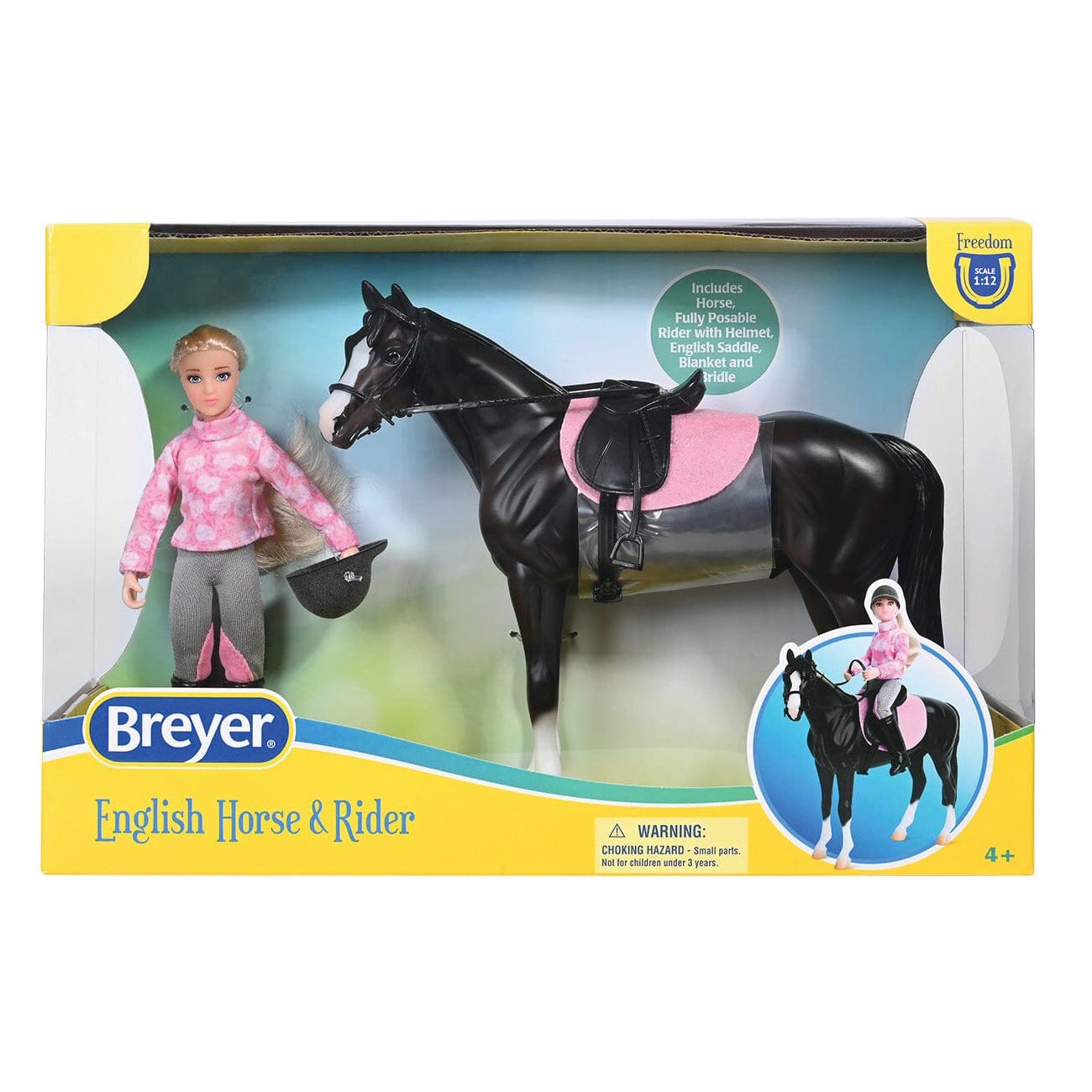 Breyer Horses Freedom Series 61156 Toy, Horse and Rider, 4 years and Up, Pink