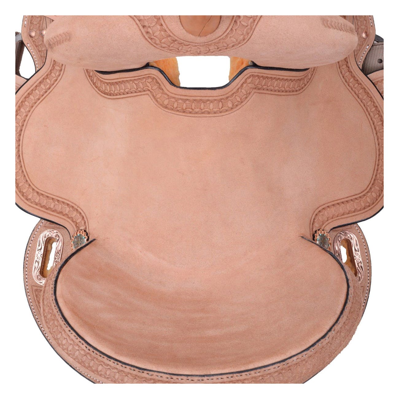 Circle Y 2233-950C-05 Windsor Barrel Saddle, 15 in, Wide Bar, 3-1/2 in Neck, 2 in Cap Horn, 22 in L x 11 in D Skirt