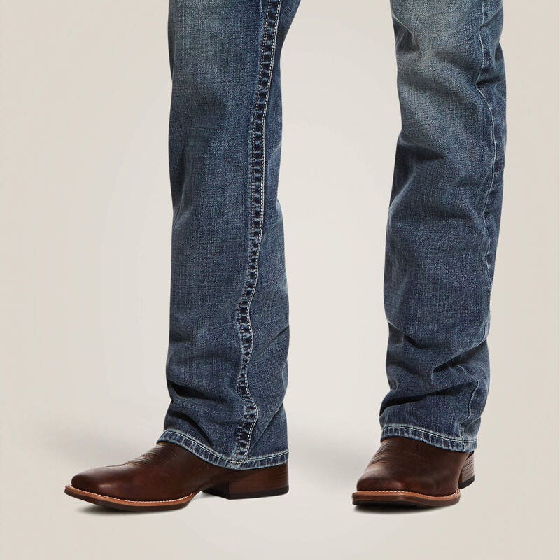 Ariat Adkins M5 Series Jeans, 31 in W, 36 in L, Lennox, Standard, Straight Leg Fit, Stretchable