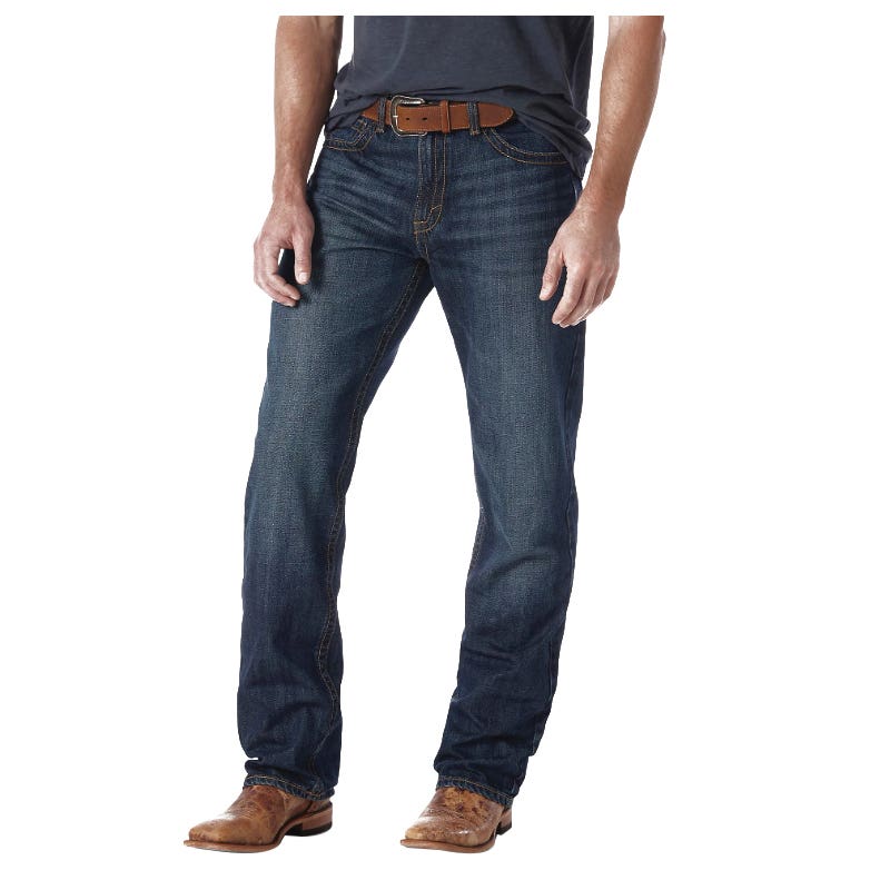 Wrangler 20X Series Jeans, M, 34 in W, 36 in L, Wells, Extreme Relaxed Fit, Non-Stretchable