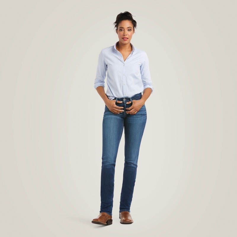 Ariat Women's R.E.A.L. Perfect Rise Abby Straight Jean, 20 WR