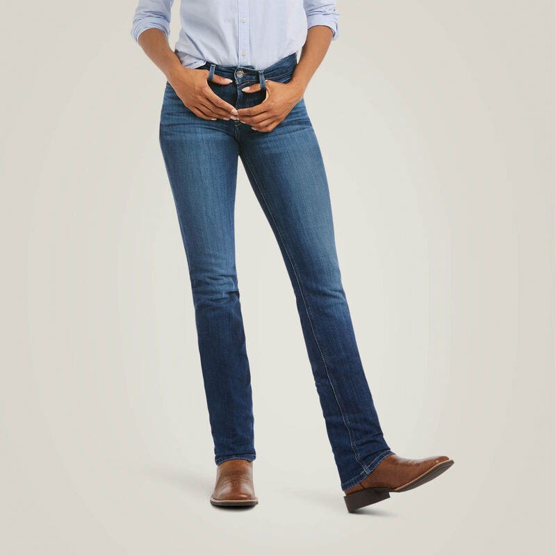 Ariat Women's R.E.A.L. Perfect Rise Abby Straight Jean, 18 WR