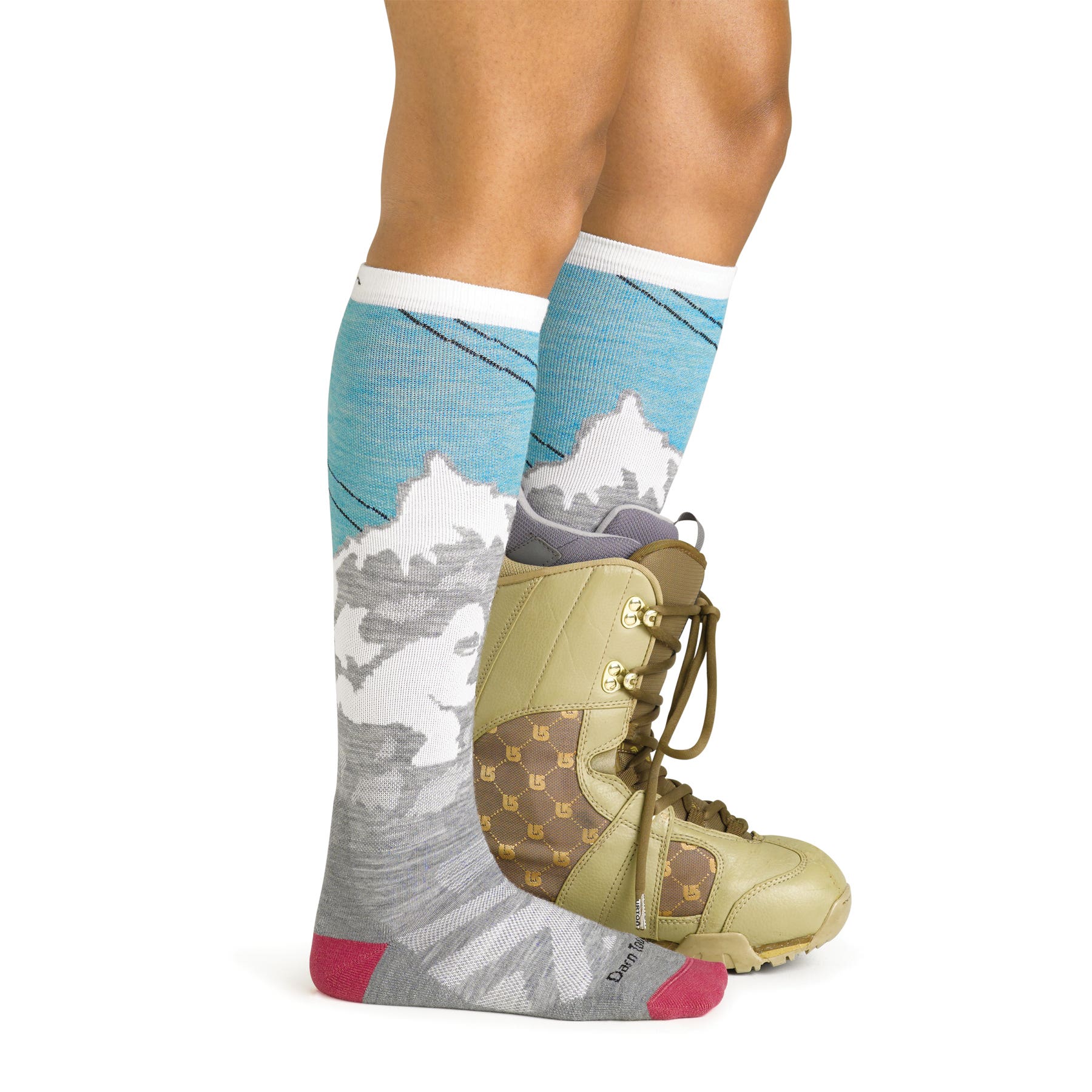 Darn Tough Women's Yeti Over-the-Calf Midweight Ski & Snowboard Sock - 921164