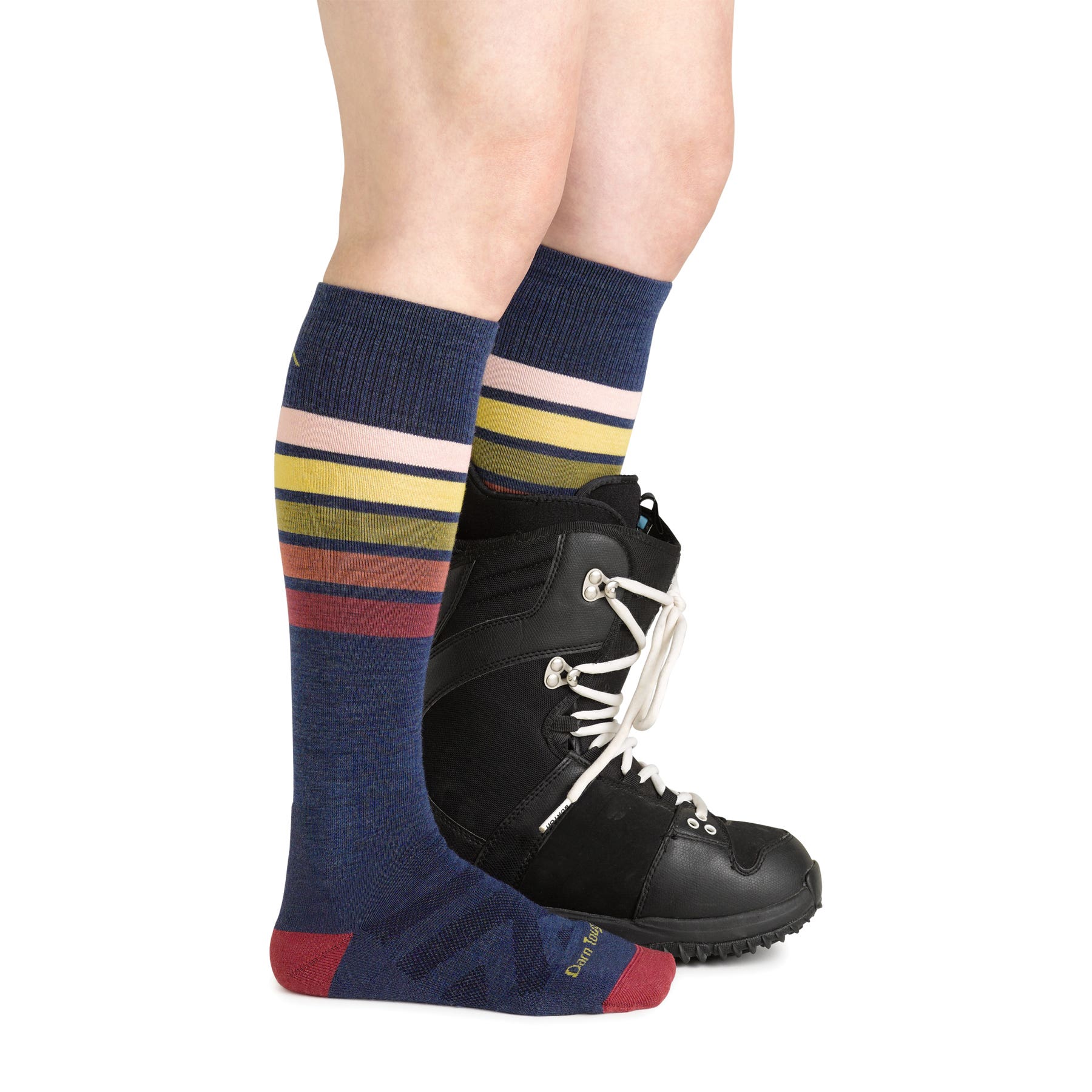 Darn Tough Women's Snowburst Over-the-Calf Midweight Ski & Snowboard Sock - 921168