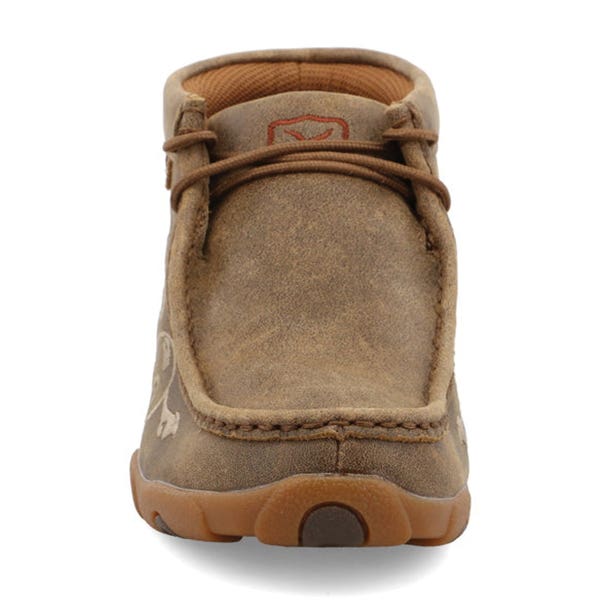Twisted X Chukka Driving Series WDM0041-8 Casual Shoes, 8, M W, Bomber, Leather, Lace-Up