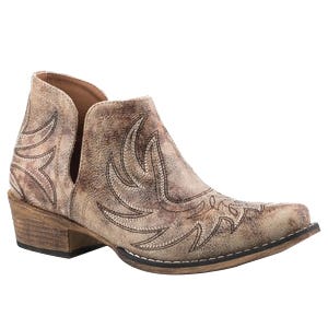 Roper Boots, 10, B W, Double Open Sided, Single Welt, Western Stitching, Tan