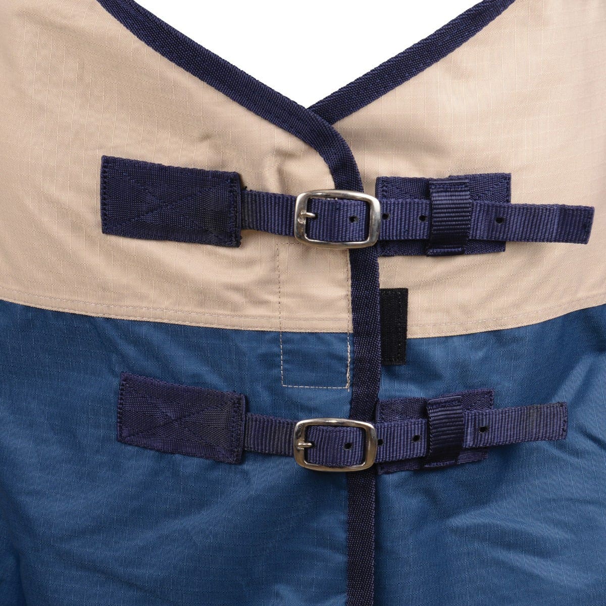 Reinsman Classic Series H101-72-TB Turnout Winter Blanket, Blue/Tan