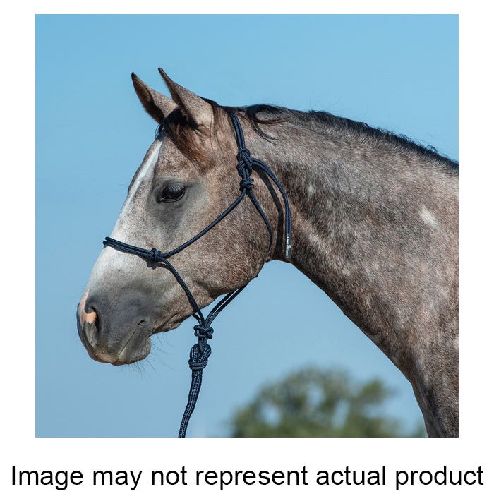 Classic Equine HALTER24NV Rope Halter, One-Size, Nylon, Navy