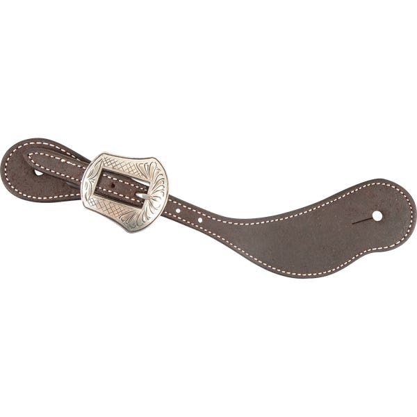 Martin Saddlery SSCCHROLA Spur Strap with Laramie Buckle, One-Size, Cowboy, Leather, Chocolate