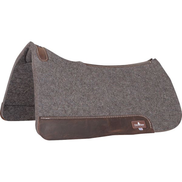 Classic Equine Saddle Pad, 3/4 in Thick, Wool Felt