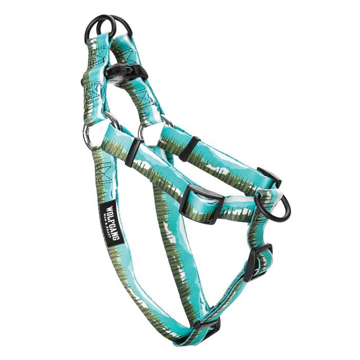 Wolfgang WH-002-38 Comfort Dog Harness, L, Buckle, D-Ring, Polyester, 20 to 30 in Harness, Greatescape