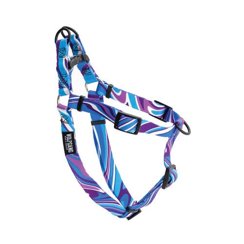 Wolfgang WH-004-38 MarbleWave Comfort Dog Harness, Buckle, Polyester, 4 ft Harness