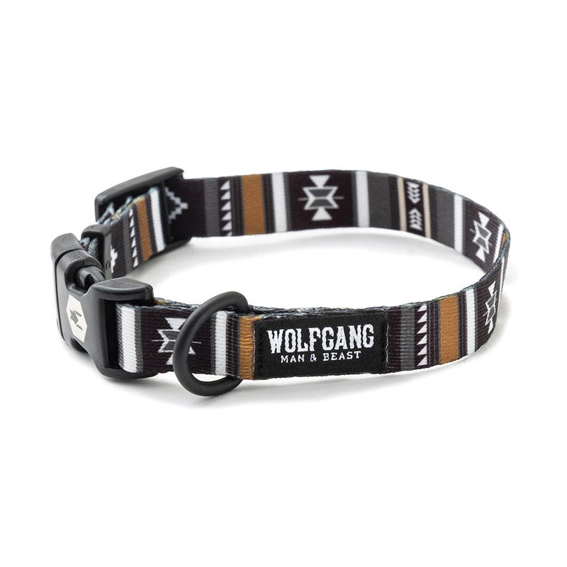 Wolfgang WC-001-79 Dog Collar, 8 to 12 in, D-Ring, 5/8 in W, Polyester