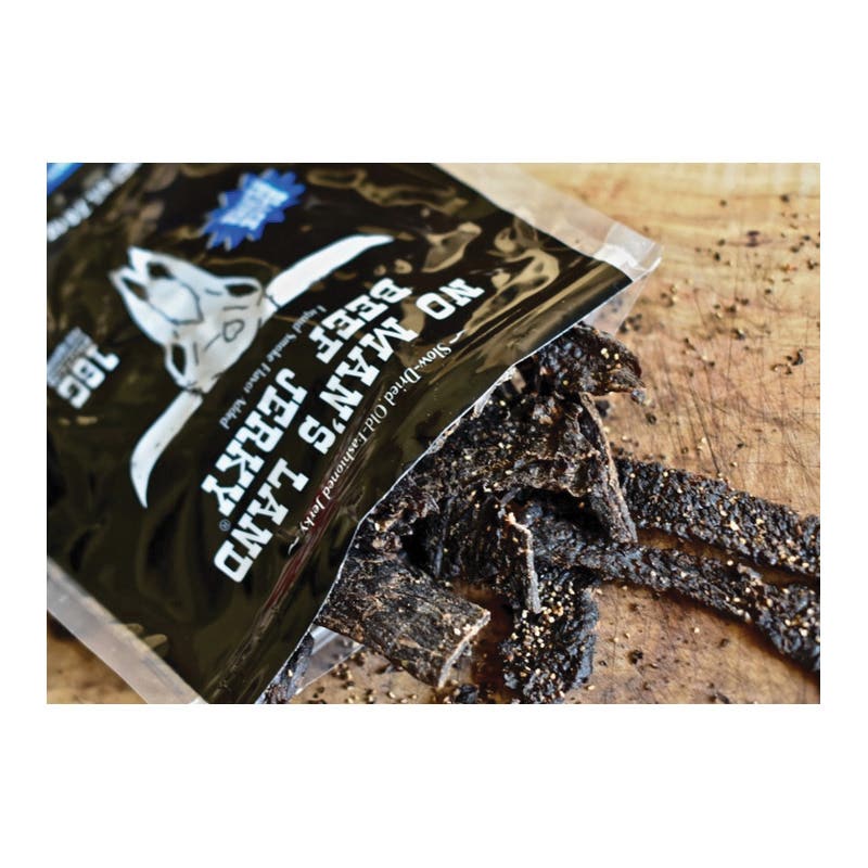 No Man's Land Beef Jerky Beef Jerky, Black Pepper