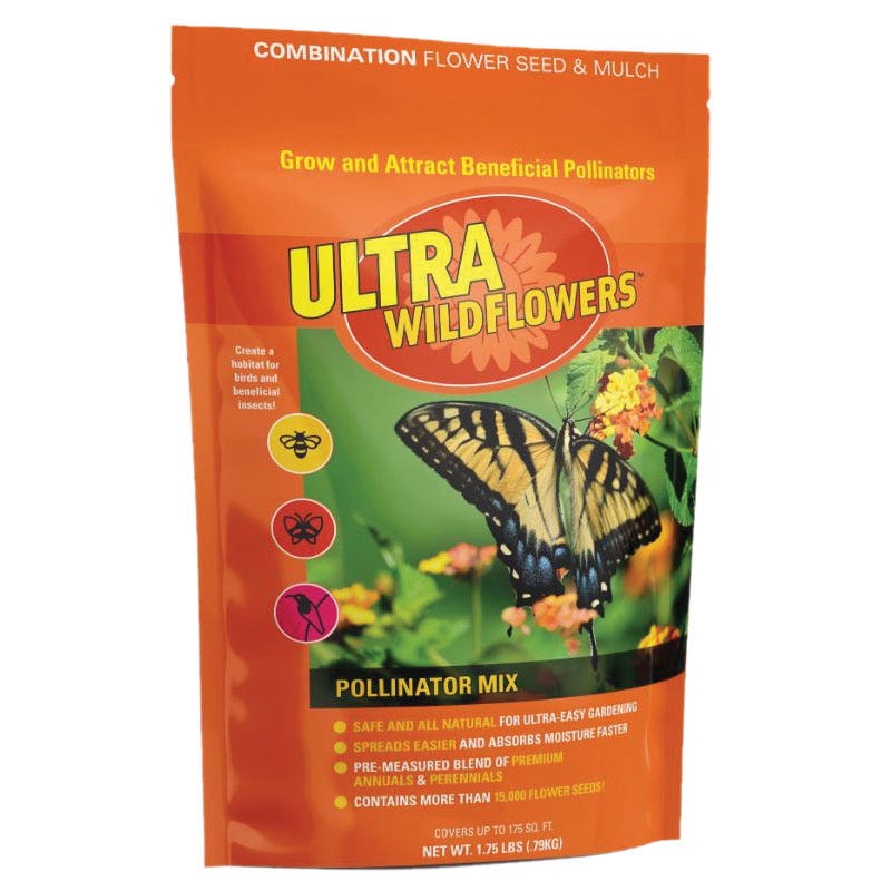 Amturf Ultra WildFlowers 443865 Pollinator Mix, 1.75 lb Bag